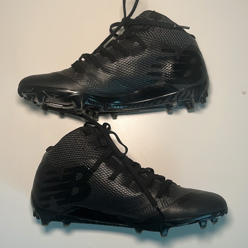 New Balance Burn X Fantom Fit Black Lacrosse Shoes Size 6 - Picture 3 of 6